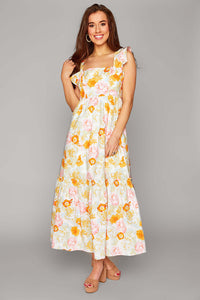Sunny Skies Maxi Dress - Orange