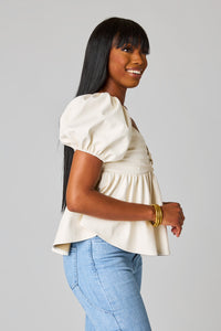 Blowing Kisses Top - White