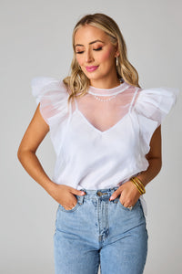 Something Fierce Top - White