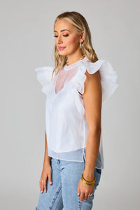 Something Fierce Top - White