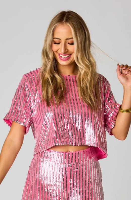 Sparkle Of Joy Top - Pink