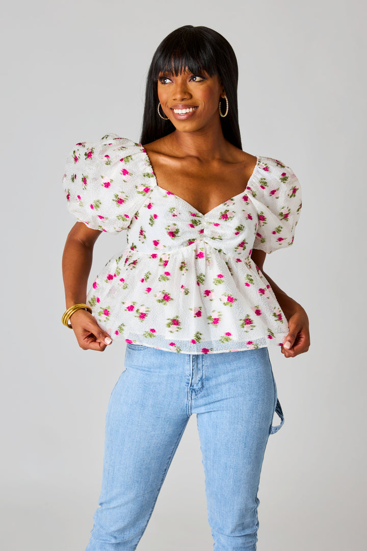 Budding Romance Top
