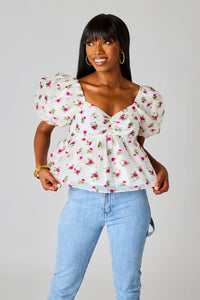 Budding Romance Top