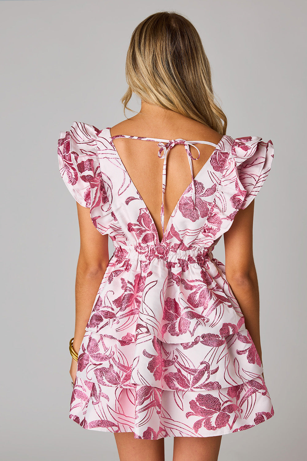Petals In The Wind Dress - Rose