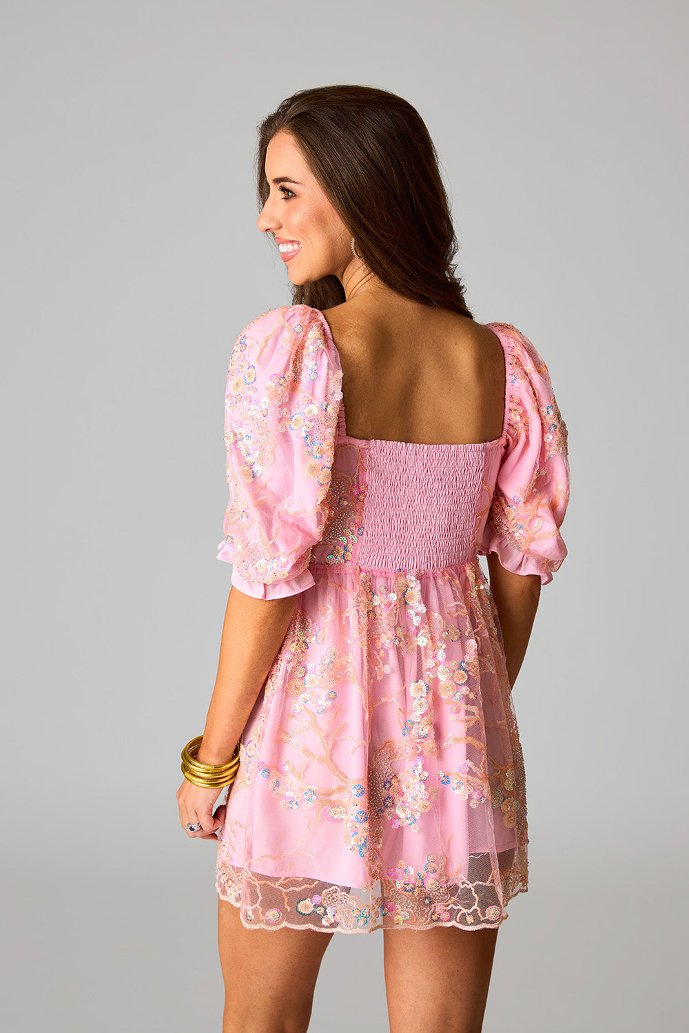 Divine Beauty Dress - Peach