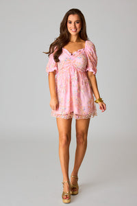 Divine Beauty Dress - Peach