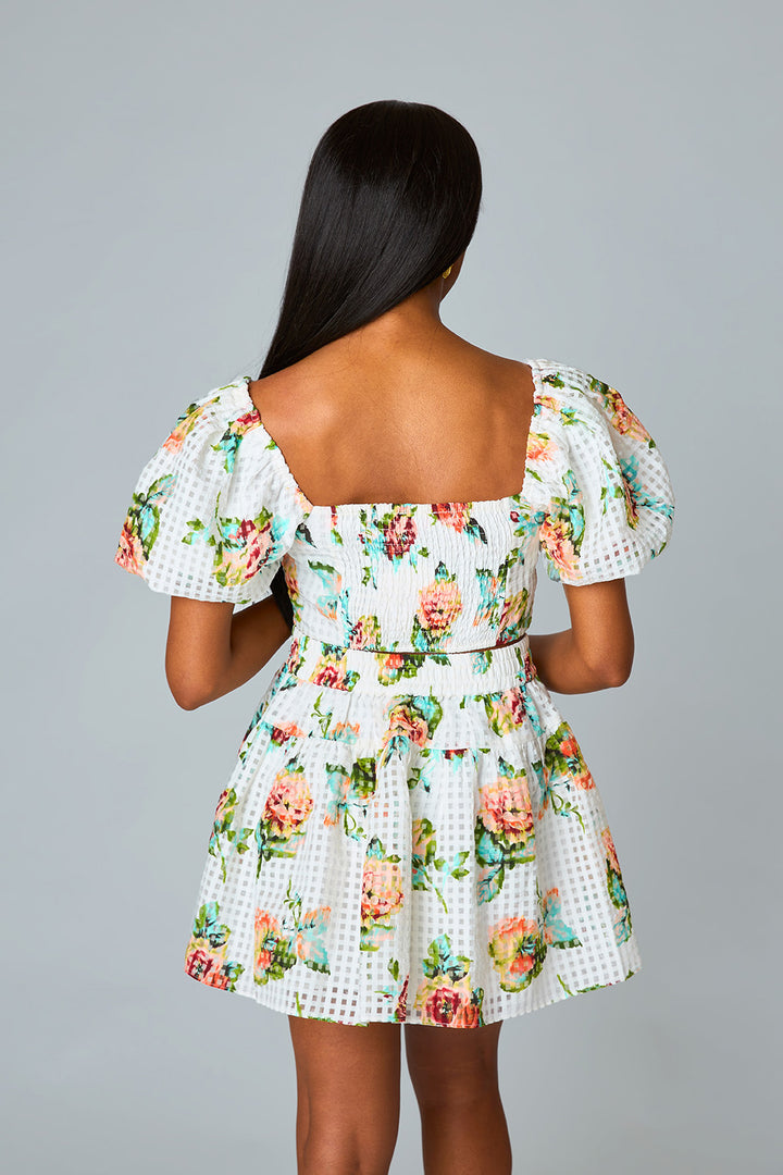 Fortune's Hand Top - Rose