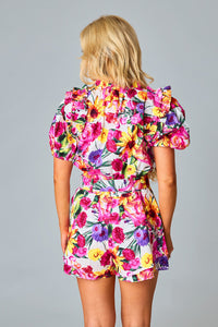 Garden Canvas Top - White