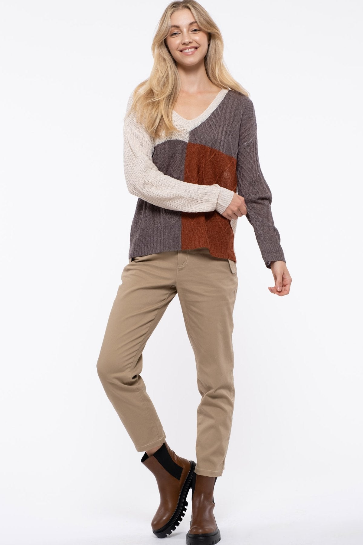 Town Square Top - Charcoal