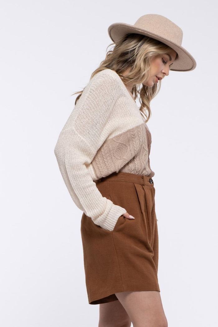 Town Square Top - Khaki