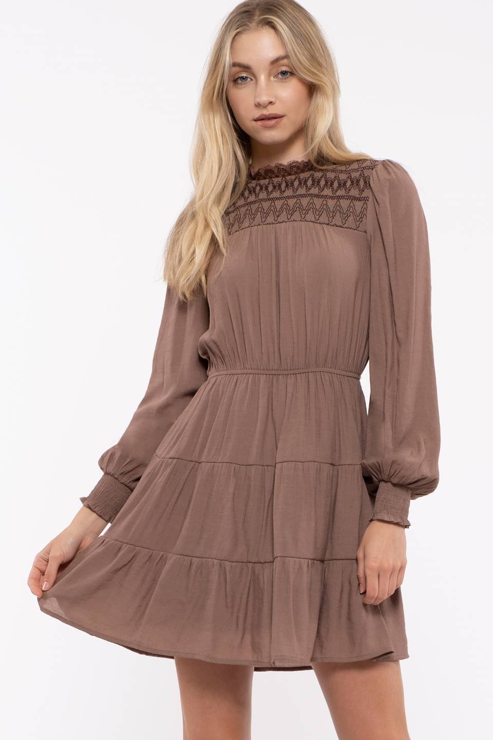 These Are The Days Dress - Cocoa