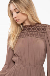 These Are The Days Dress - Cocoa