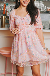 Divine Beauty Dress - Peach