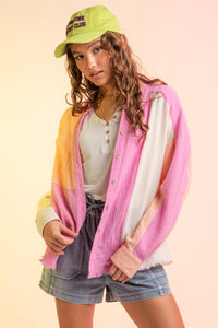 Color In Your Life Top - Pink