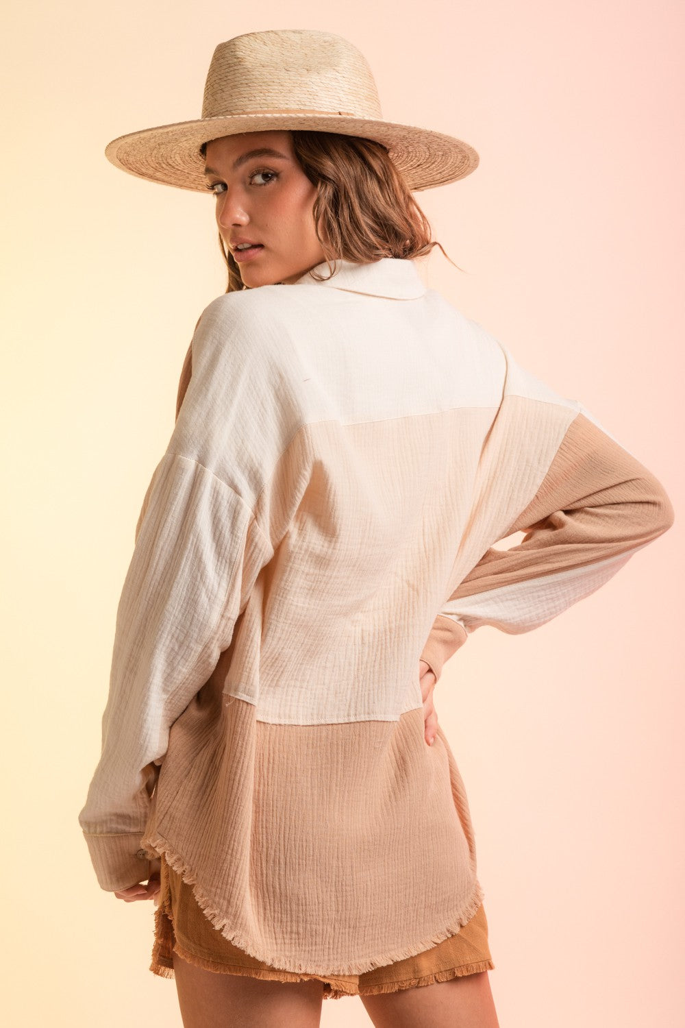 Color In Your Life Top - Cream