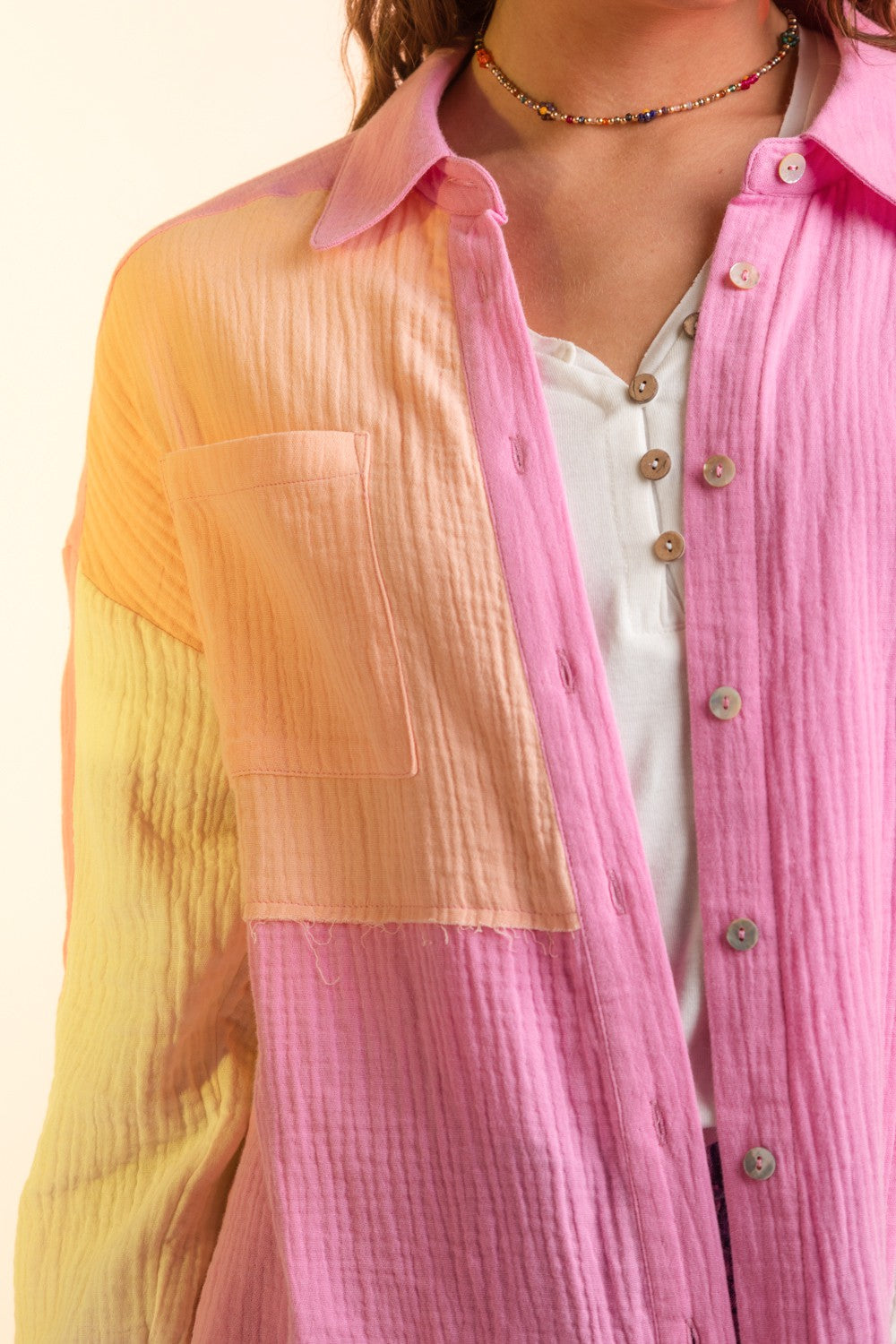 Color In Your Life Top - Pink
