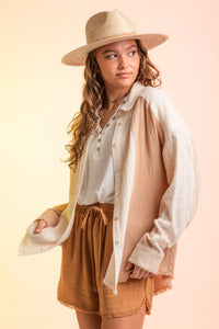 Color In Your Life Top - Cream