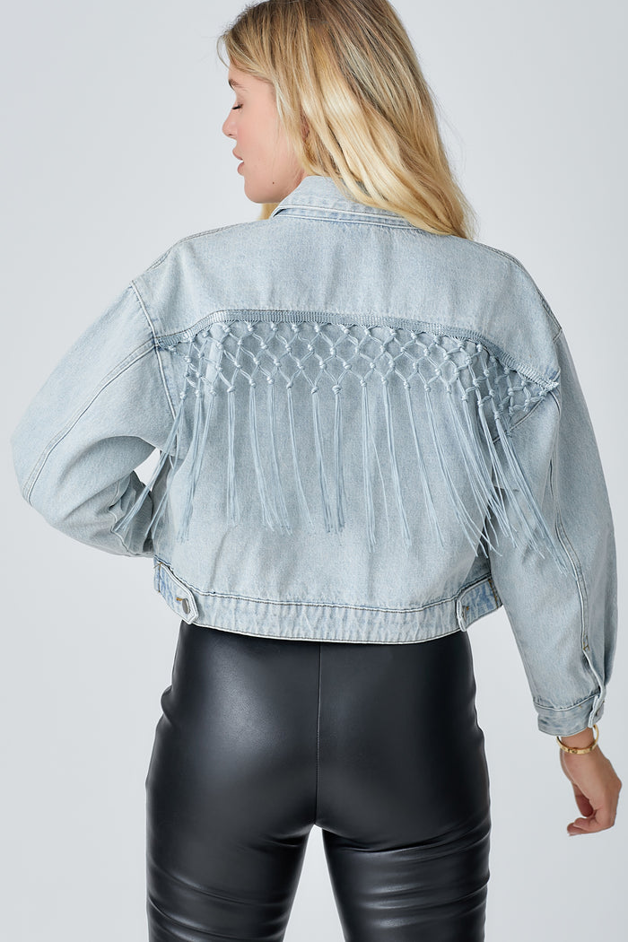Fringe Position Jacket - Denim