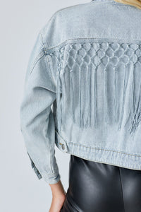 Fringe Position Jacket - Denim