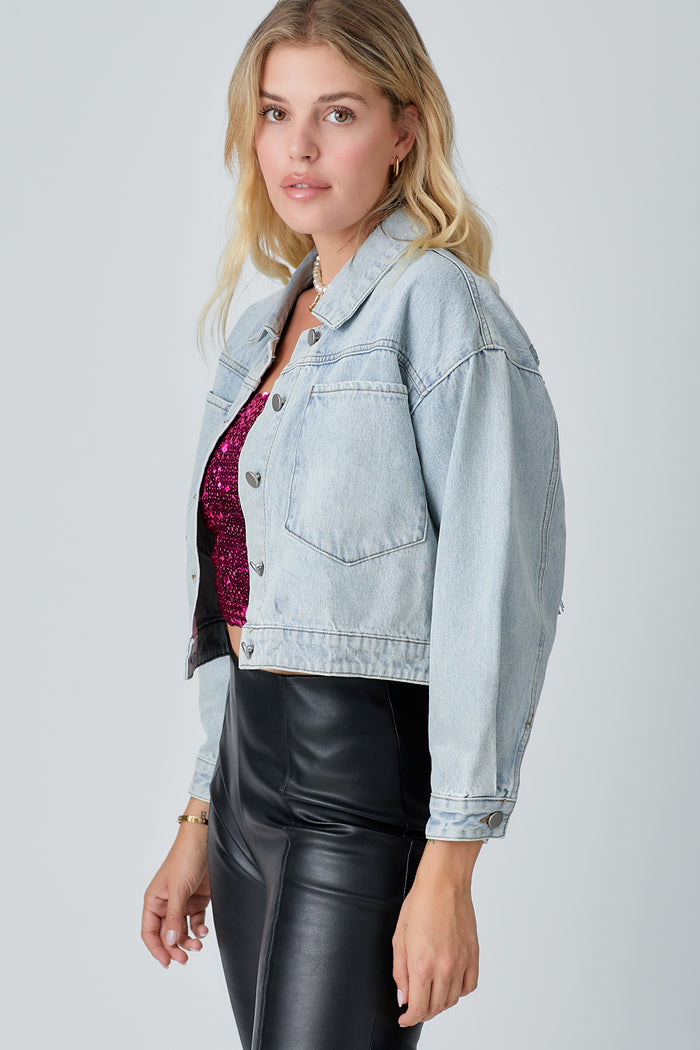 Fringe Position Jacket - Denim