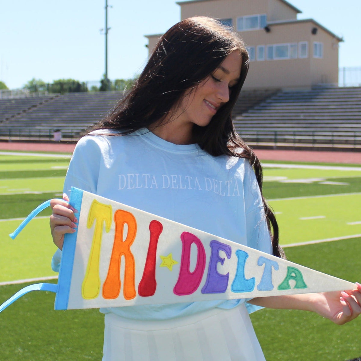 Rainbow Pennant Sorority Flag