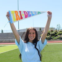 Rainbow Pennant Sorority Flag