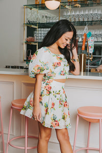 Fortune's Hand Skirt - Rose