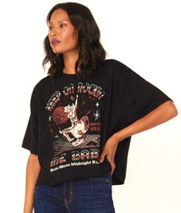 Rock Me Baby Ovesize Crop