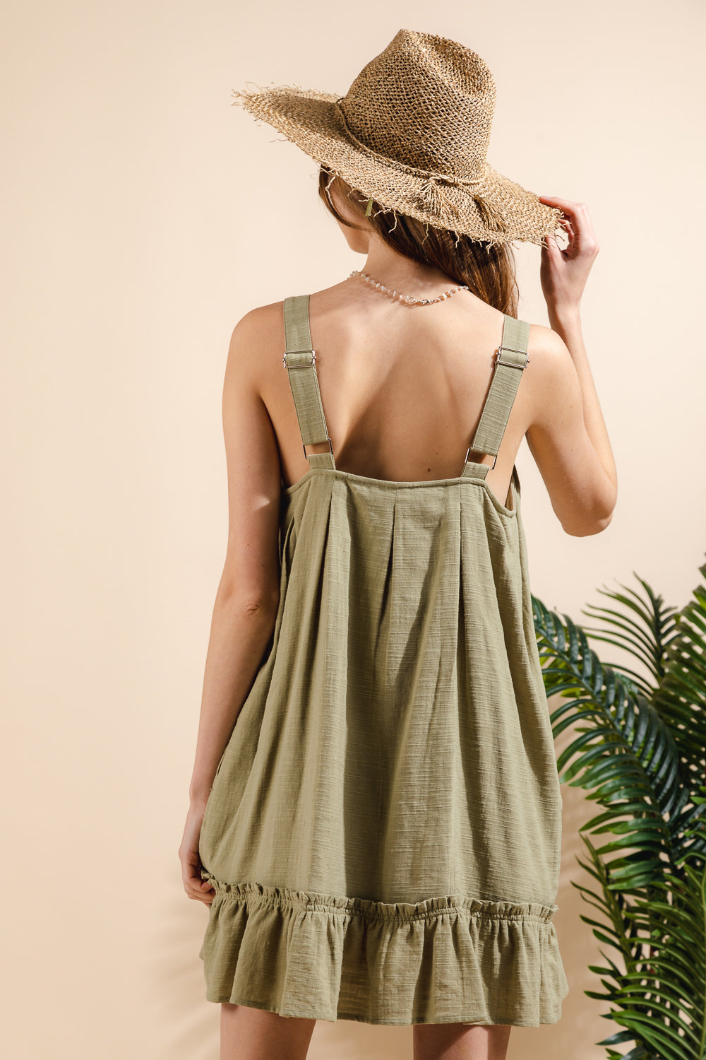 Simple Times Dress - Olive