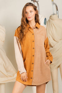 Lose Your Balance Dress - Camel