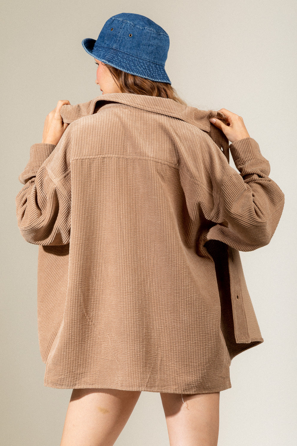 Open Season Shacket - Mocha
