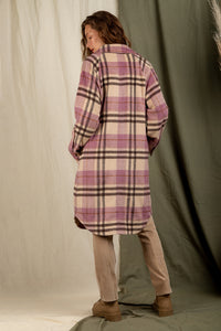 At Long Last Shacket - Plum