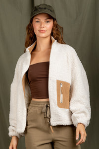 Warm & Fuzzy Jacket - Cream