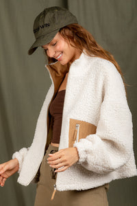 Warm & Fuzzy Jacket - Cream