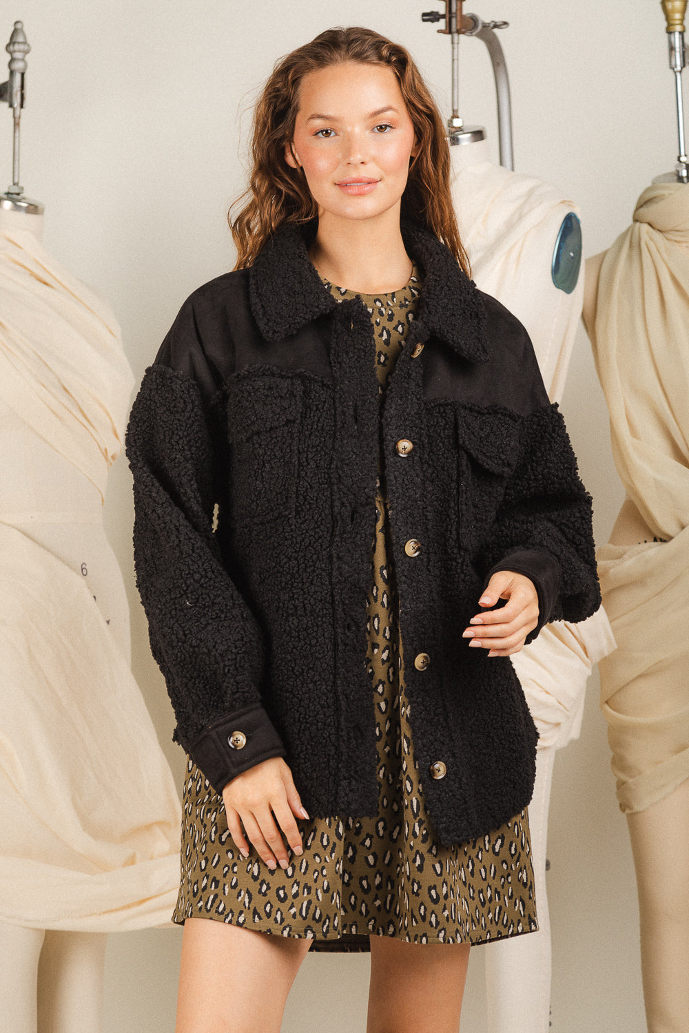Fleece Of Mind Jacket - Black
