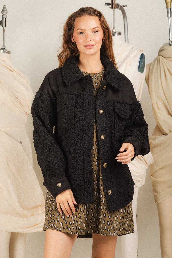 Fleece Of Mind Jacket - Black