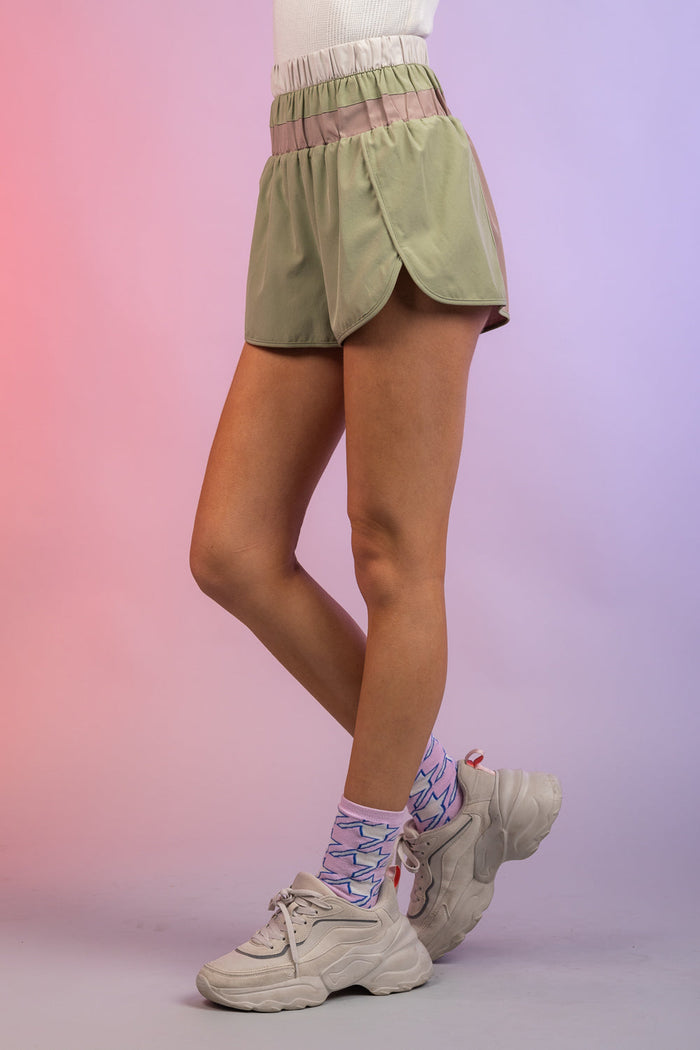 Second Wind Shorts - Sage
