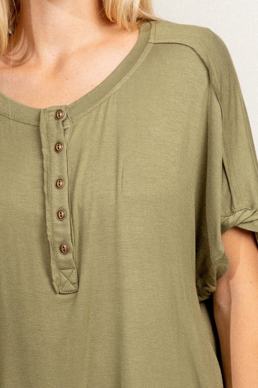 Take My Hand Top - Olive