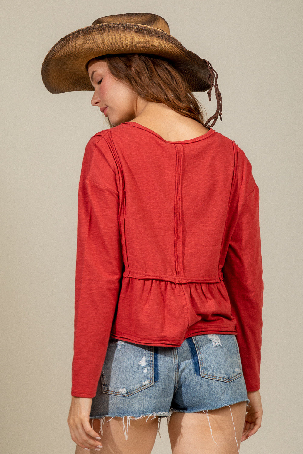 Growing Pains Top - Brick