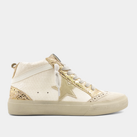 Paulina Goose High Tops - Blush Snake