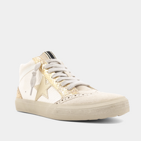 Paulina Goose High Tops - Blush Snake