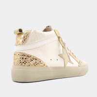 Paulina Goose High Tops - Blush Snake