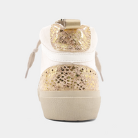 Paulina Goose High Tops - Blush Snake