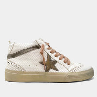 Paulina Goose High Tops - Bone Snake