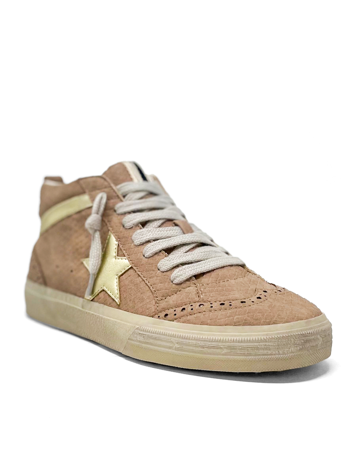 Paulina Goose High Tops - Taupe