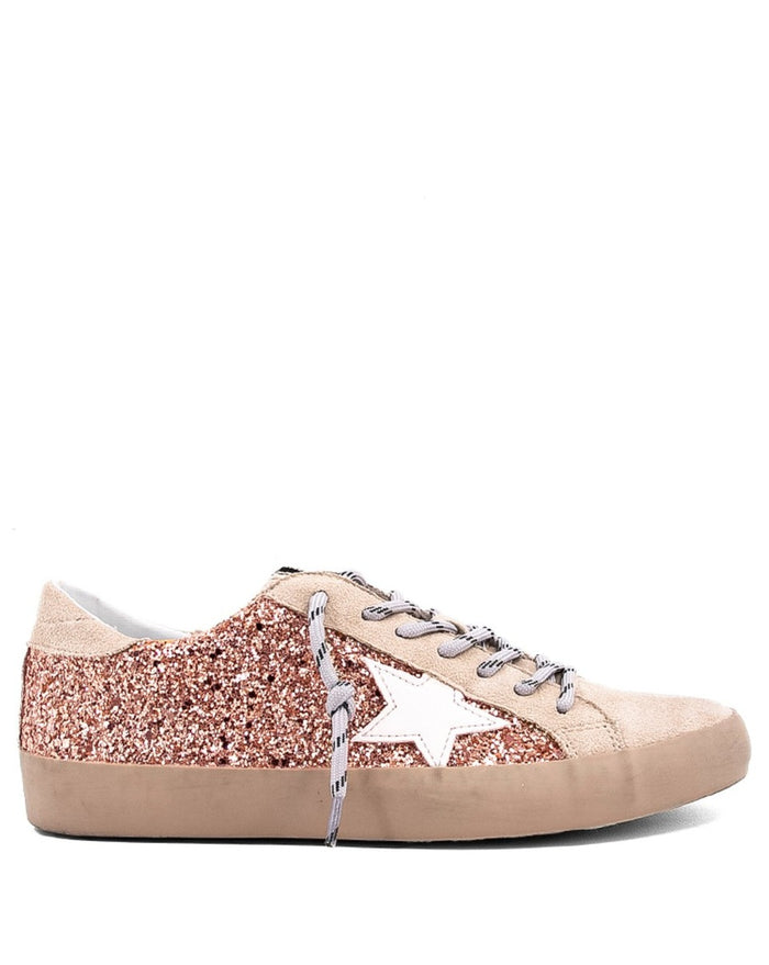 Rose Gold Goose Sneakers ((LOW STOCK - Size 6 1/2 & 9))