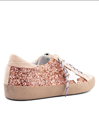 Rose Gold Goose Sneakers ((LOW STOCK - Size 6 1/2 & 9))