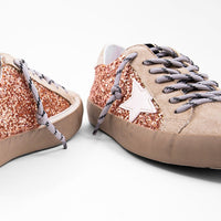 Rose Gold Goose Sneakers ((LOW STOCK - Size 6 1/2 & 9))