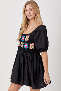 Stitch In Time Dress - Black