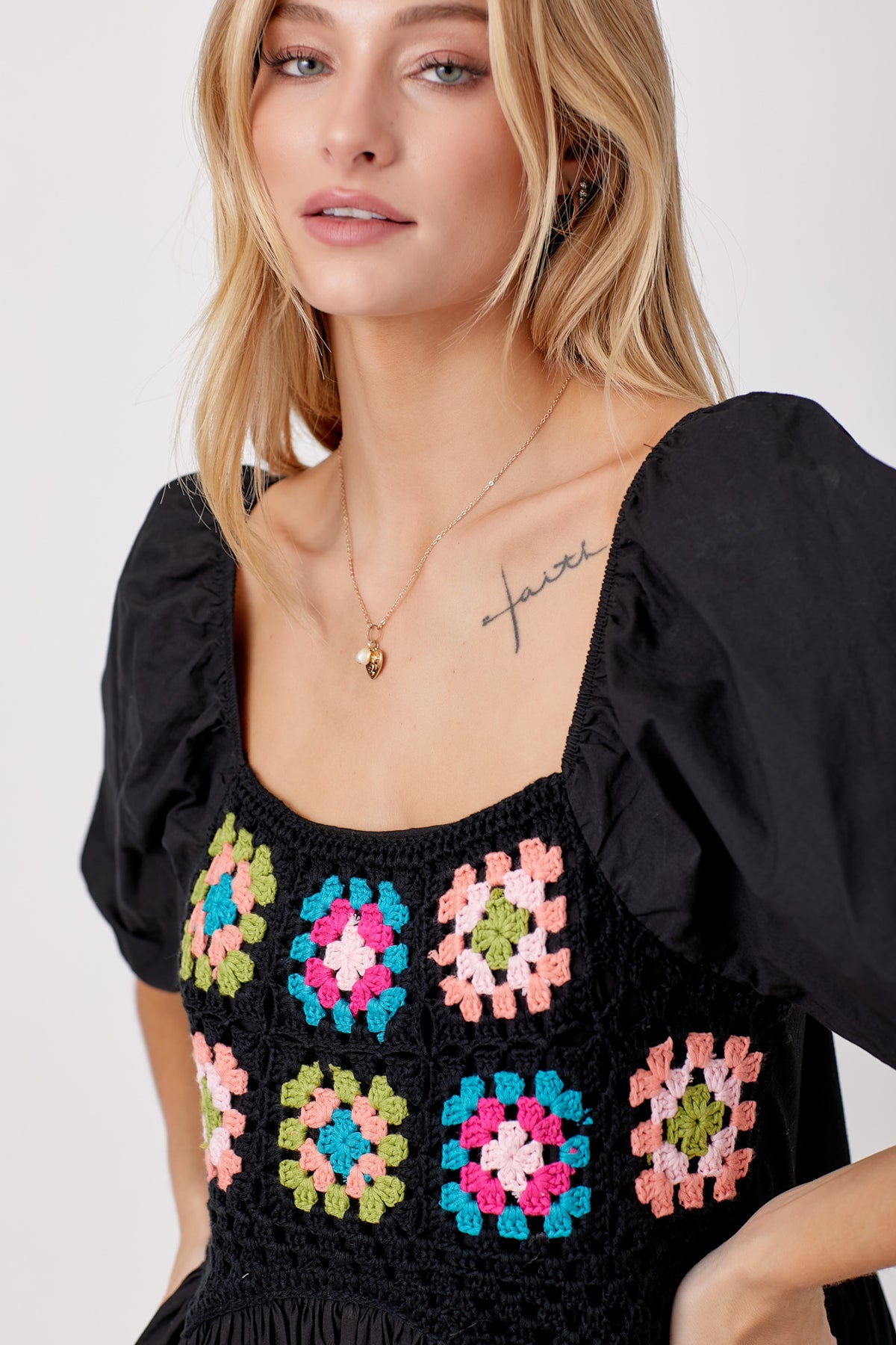 Stitch In Time Dress - Black